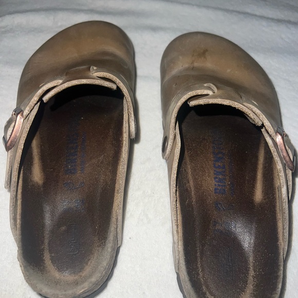 Birkenstock clogs oiled leather color cognac - Picture 3 of 5